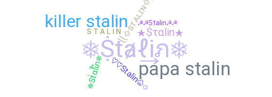 Apelido - Stalin