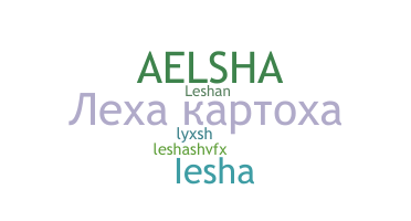 Apelido - Lesha