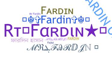 Apelido - Fardin