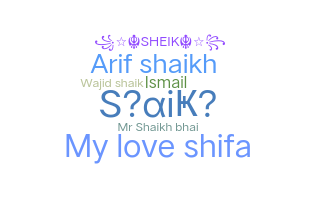 Apelido - Shaikh