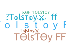 Apelido - Tolstoy