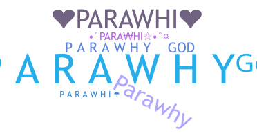 Apelido - Parawhi
