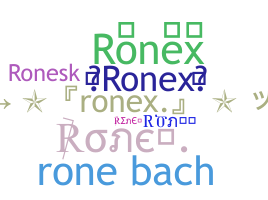 Apelido - Ronex