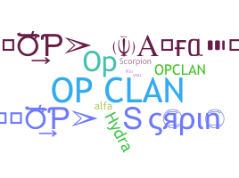 Apelido - OpClan