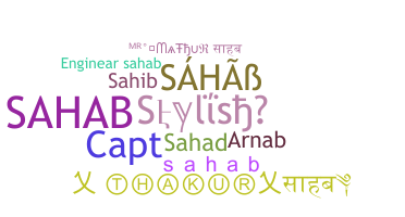 Apelido - Sahab