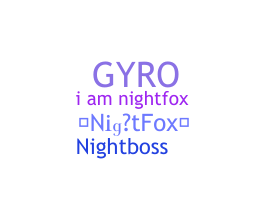 Apelido - NightFox