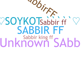Apelido - SabbirFf