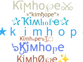 Apelido - kimhope