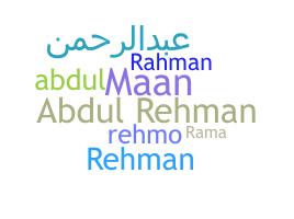 Apelido - AbdulRehman