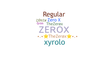 Apelido - ZeroX
