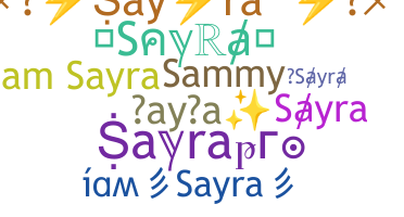 Apelido - Sayra