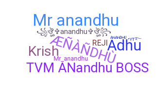 Apelido - Anandhu
