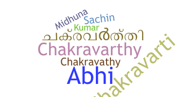 Apelido - Chakravarthi