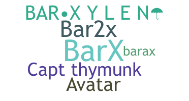 Apelido - Barx
