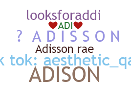 Apelido - Adisson