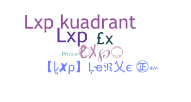Apelido - LXP