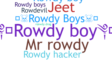 Apelido - RowdyBoy