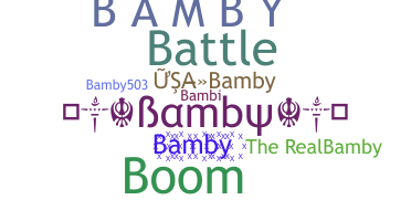 Apelido - Bamby
