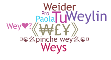 Apelido - Wey