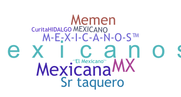 Apelido - Mexicanos