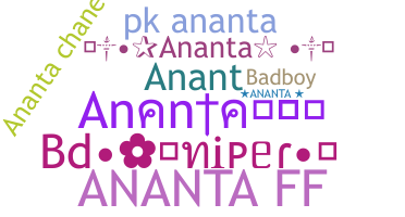 Apelido - Ananta