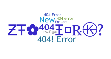 Apelido - 404error