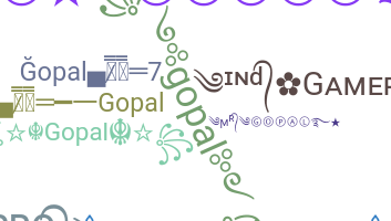 Apelido - Gopal
