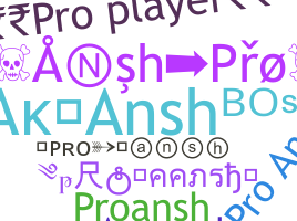 Apelido - ProAnsh