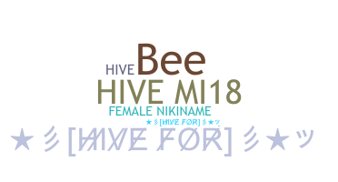 Apelido - Hive
