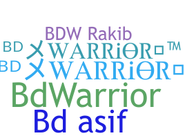 Apelido - BDwarrior