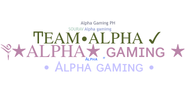 Apelido - AlphaGaming