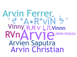 Apelido - Arvin