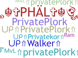 Apelido - Privateplork