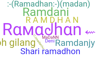 Apelido - Ramadhan