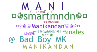 Apelido - Manikandan