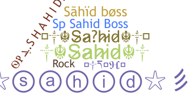 Apelido - Sahid