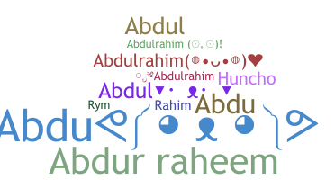 Apelido - Abdulrahim