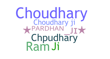 Apelido - Choudharyji
