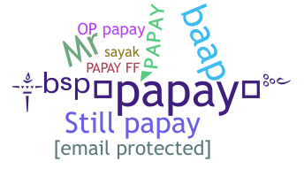 Apelido - Papay