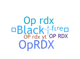 Apelido - OPRDX
