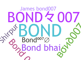 Apelido - bond007