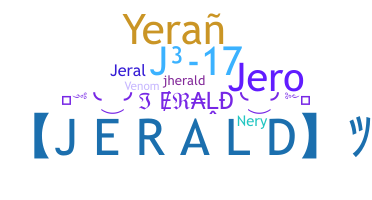 Apelido - Jerald