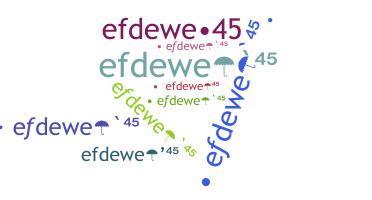 Apelido - efdewe45