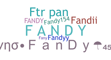 Apelido - Fandy