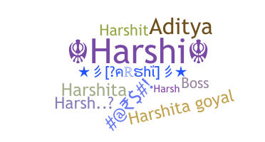 Apelido - Harshi