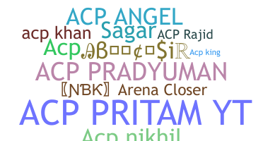 Apelido - ACP