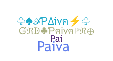 Apelido - Paiva