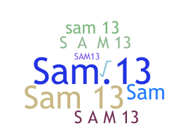 Apelido - Sam13