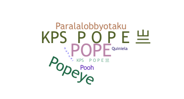 Apelido - Pope
