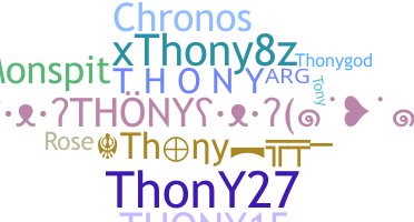 Apelido - Thony